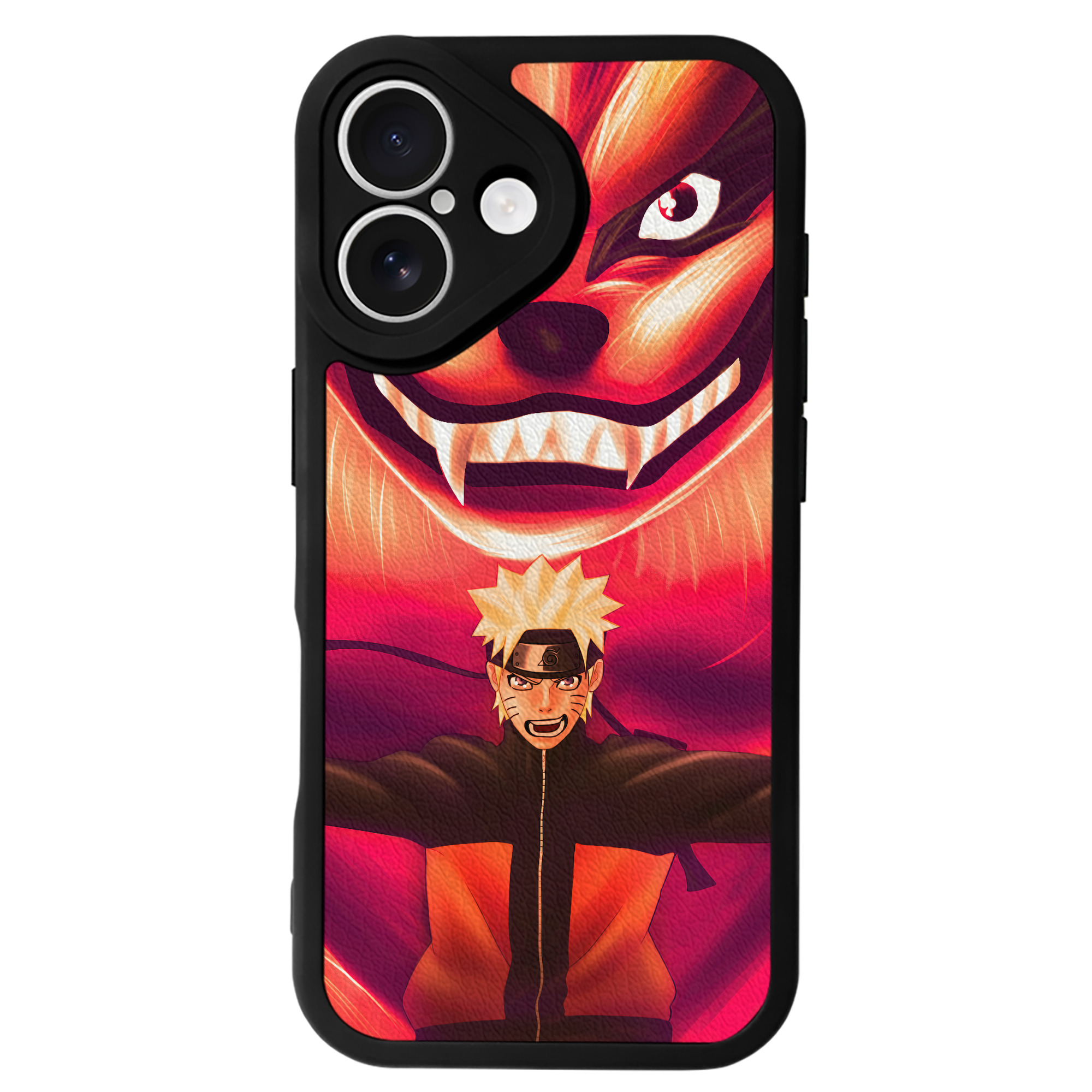 （画像用） NARUTO -ナルト- NARUTO -ナルト- 疾風伝 【iPhone 16シリーズ対応】シリコンスマホケース（レザー調） 材質：シリコン